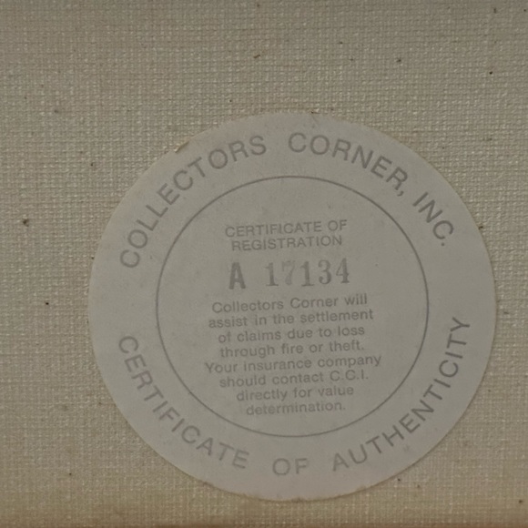 3 Collectors Corner Inc oil paintings - all have certificate of authenticity - Picture 5 of 7